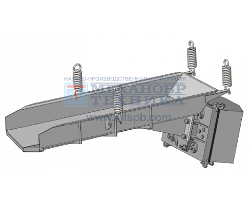 Питатель вибрационный с электромагнитным приводом ПЭ 3,6х9 рис.0
